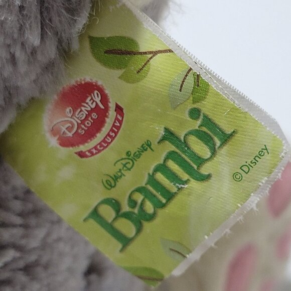 Disney Store Bambi Thumper Bunny 15 Inch Gray Rabbit Plush Easter Stuffed Animal - Picture 6 of 8